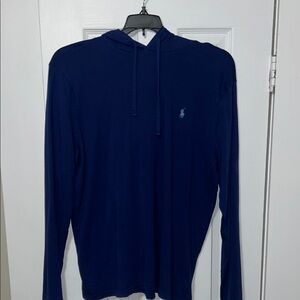 Polo by Ralph Lauren Men's Blue Hoodie Shirt